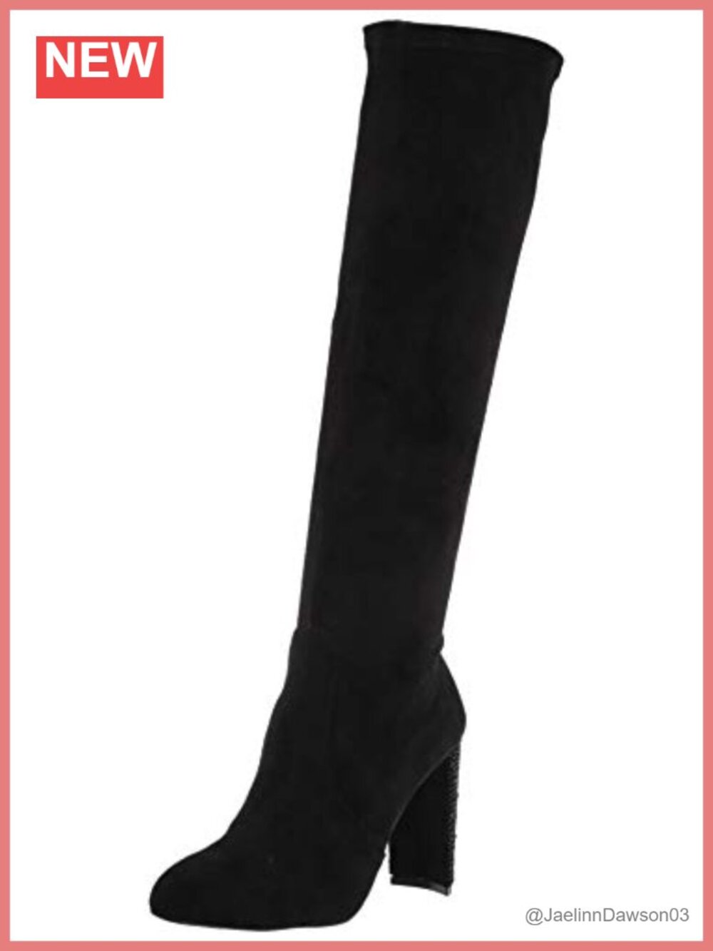 Leather Knee High Boot Padded Comfort Zip Closure
